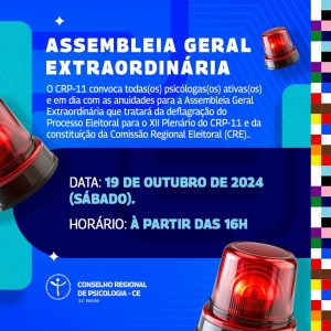 Assembleia Geral Extraordinária– CRP11