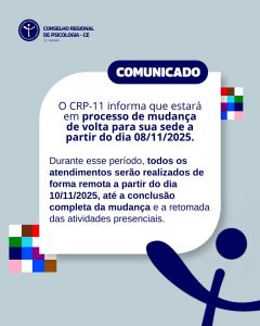 CRP-11 inicia processo de mudança de volta para sua sede