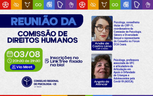 Comissão de Direitos Humanos do CRP11 promove debate sobre saúde mental e os impactos da violência na vida de crianças e adolescentes órfãos