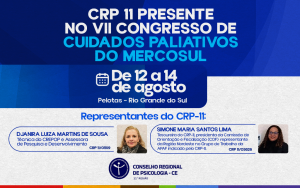 CRP-11 participa de debates sobre cuidados paliativos em congressos internacionais no Rio Grande do Sul